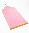 Tapis de prière en velours Rose