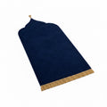 Tapis de prière en velours Bleu
