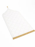 Tapis de prière en velours blanc